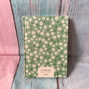 Anthropologie Papier Green Floral Gratitude Journal